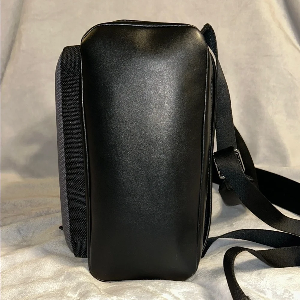 Michael Kors Gray and Black Backpack with Durable Design